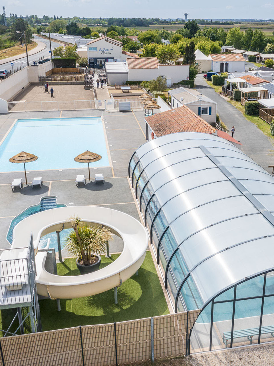 Espace aquatique de la Belle Henriette camping Vendéen 